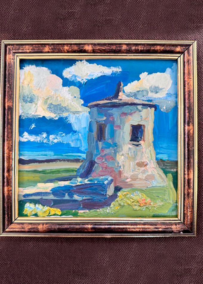 Пейзаж акриловами красками. Мастер-класс