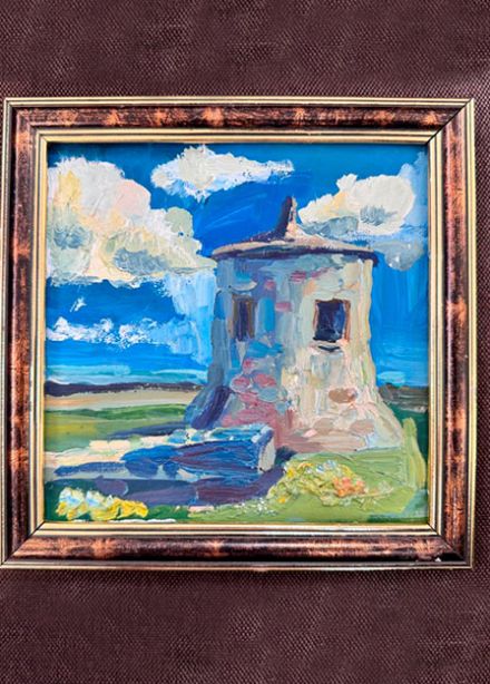 Пейзаж акриловами красками. Мастер-класс